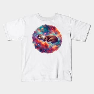 Zero Gravity Otter Nap 2 Kids T-Shirt